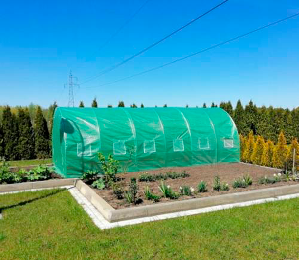 Seră arcuită TEHNO-MS 6x3x2 m 18m² Verde photo