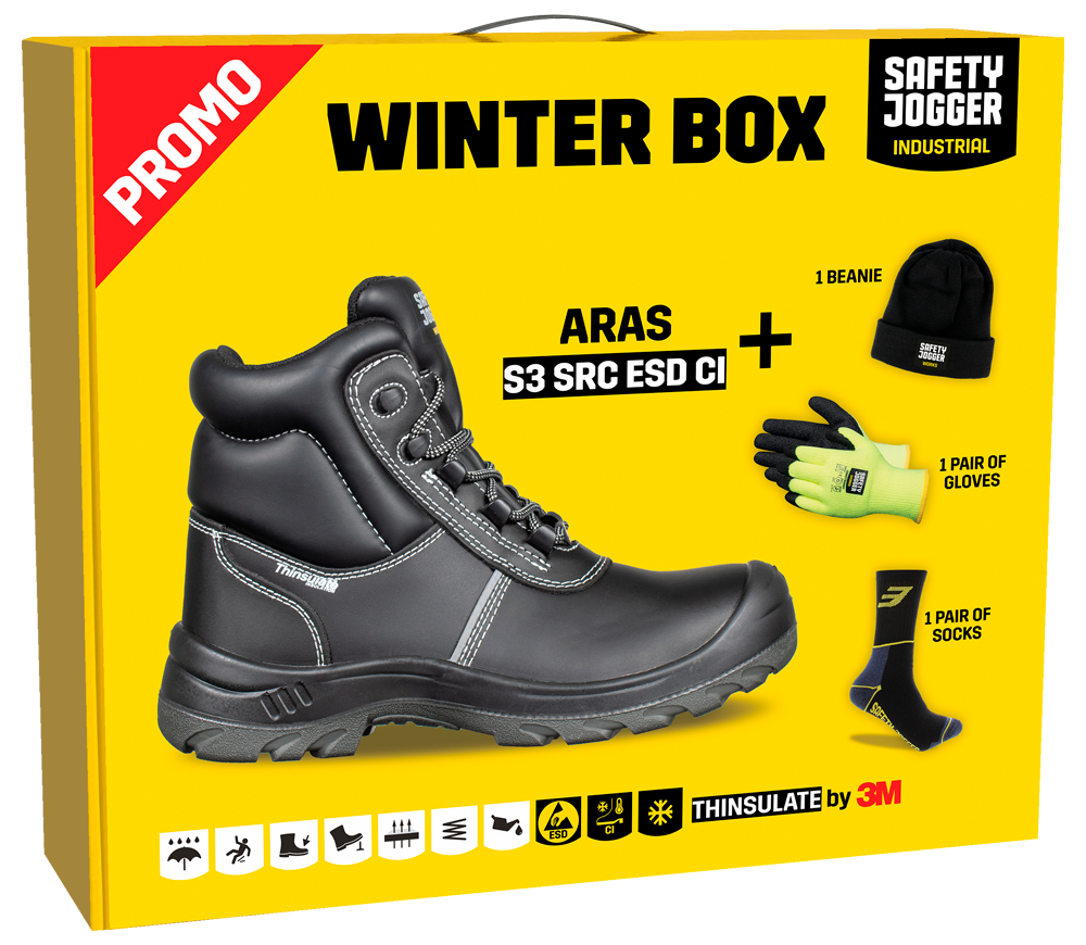 Botine de lucru SAFETY JOGGER PROMOARAS Negre 42 photo