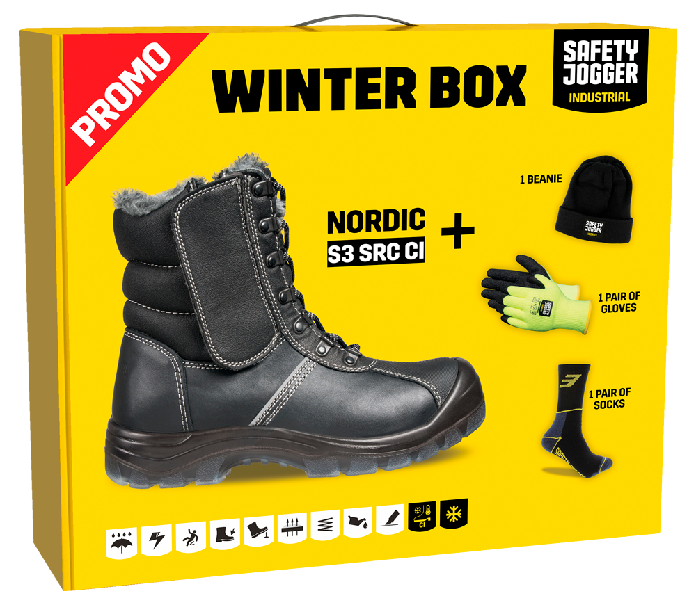 Botine de lucru SAFETY JOGGER PROMONORDI S3 Negre 42 photo