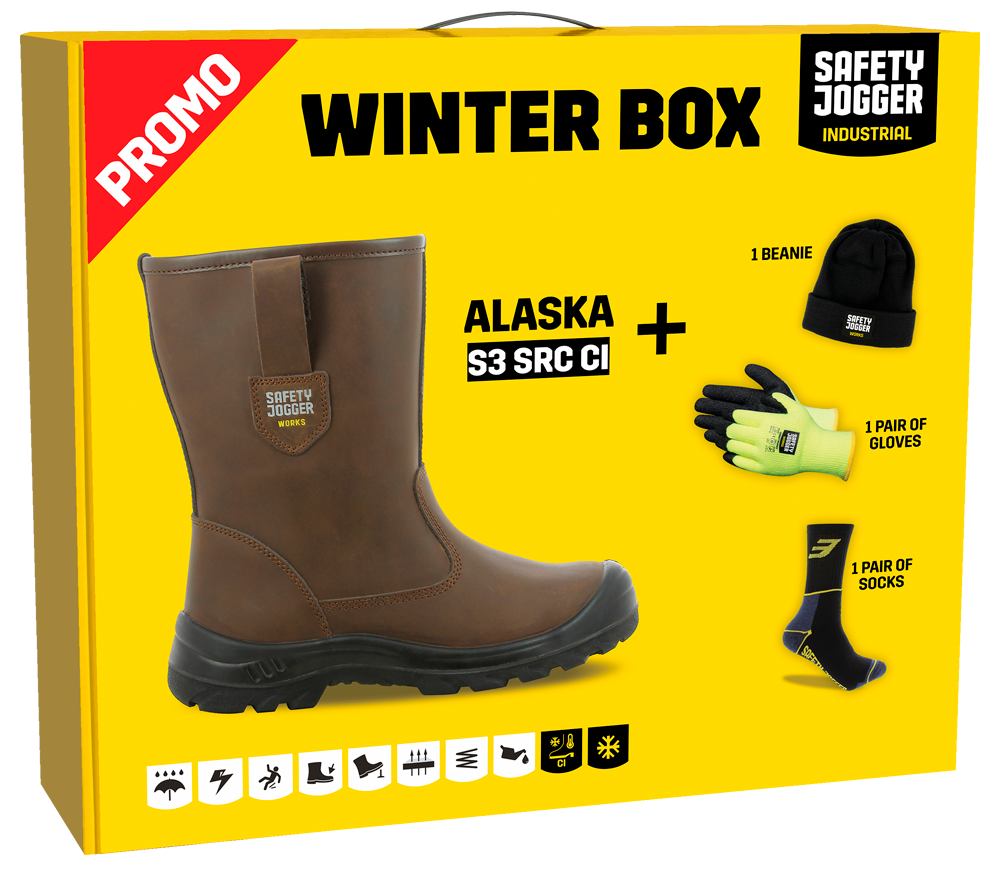 Cizme de lucru SAFETY JOGGER PROMO ALASKA S3 Maro 46 photo