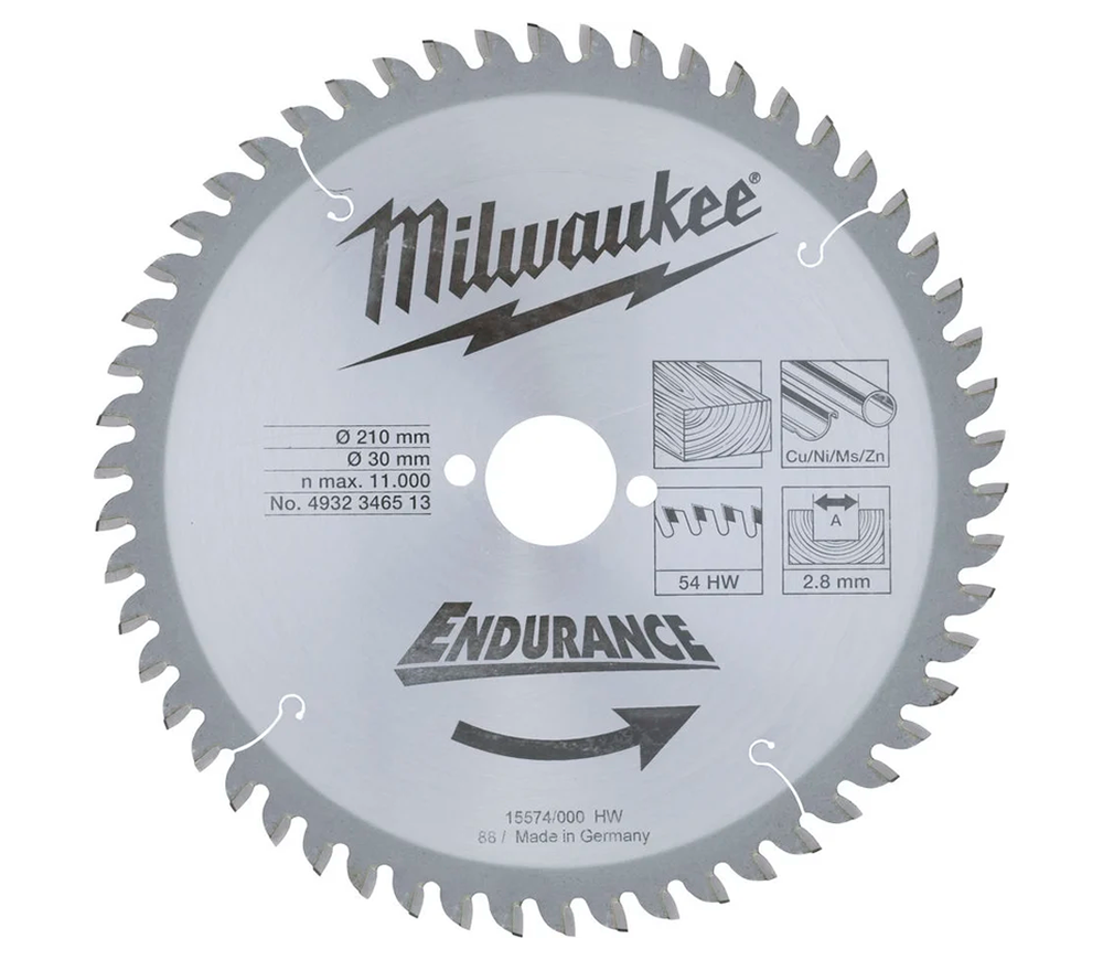 Пильный диск MILWAUKEE Endurance 210мм 2.8мм photo