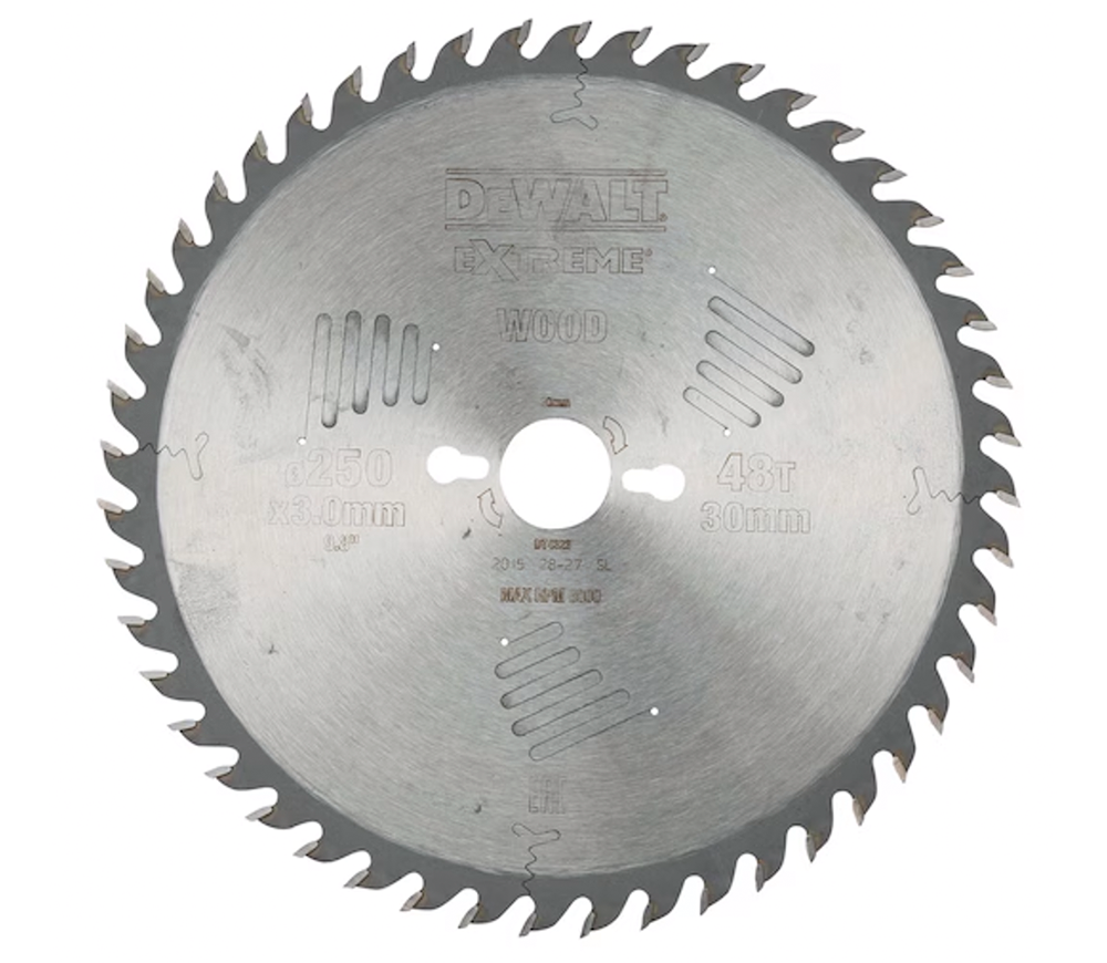 Disc pentru fierastrau electric DEWALT DT4323 250mm 2.2mm photo