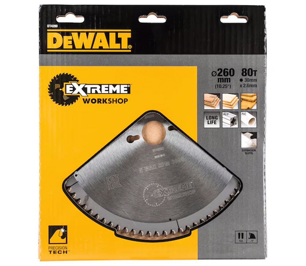Disc pentru fierastrau electric DEWALT DT4280 260mm 1.8mm photo