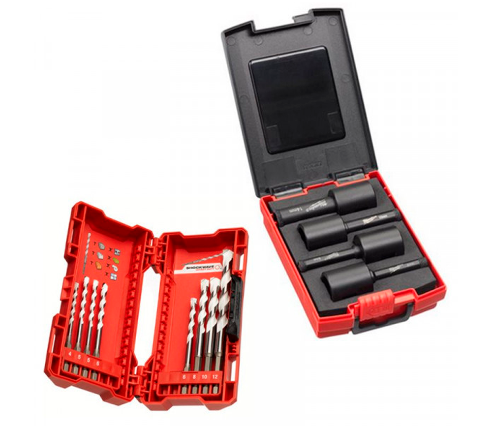 Set de carote diamantate și burghie MILWAUKEE DIAMOND MULTIMATERIAL 8 4-14мм photo