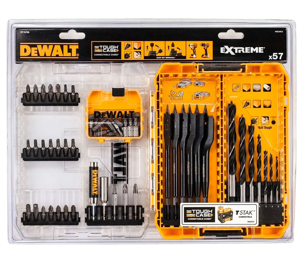 Set burghiuri și biți DEWALT IMPACT DT70758 PH/PZ/TX 3-25mm HSS-G photo