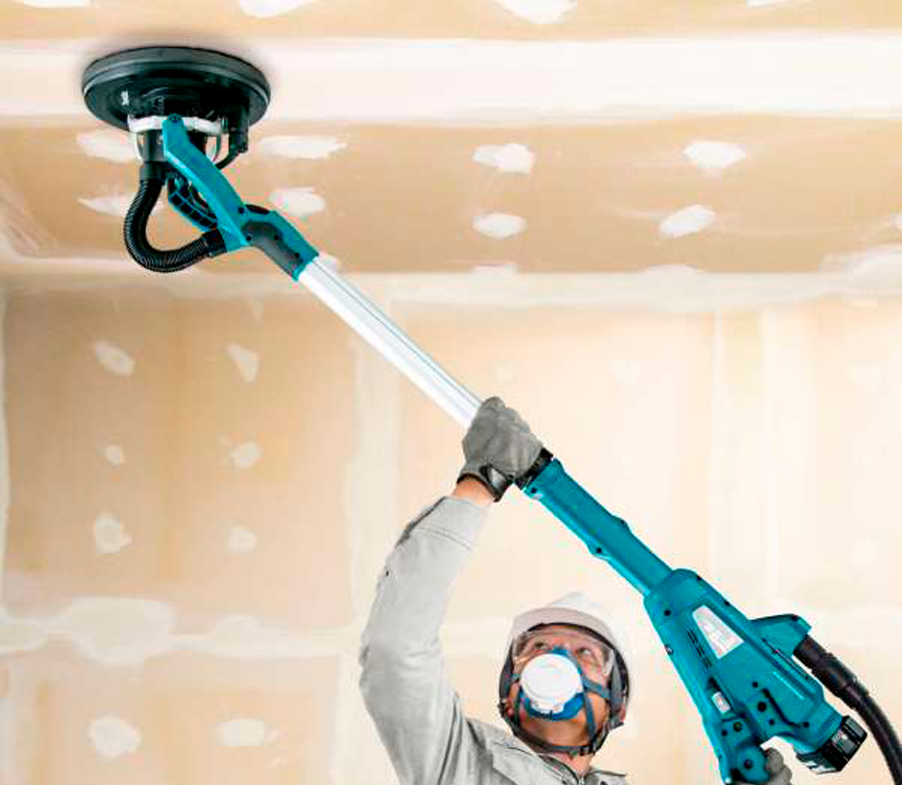 Mașină de șlefuit pereți fără fir (fără bat) MAKITA DSL801Z 225mm 18V photo 5