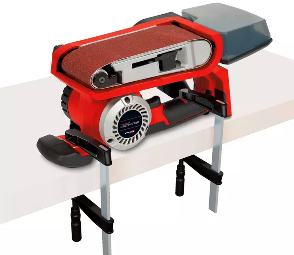 Mașină de șlefuit cu bandă fără fir (fără bat) EINHELL TP-BS 18/457 Li BL Solo 75x457mm 18V photo 3
