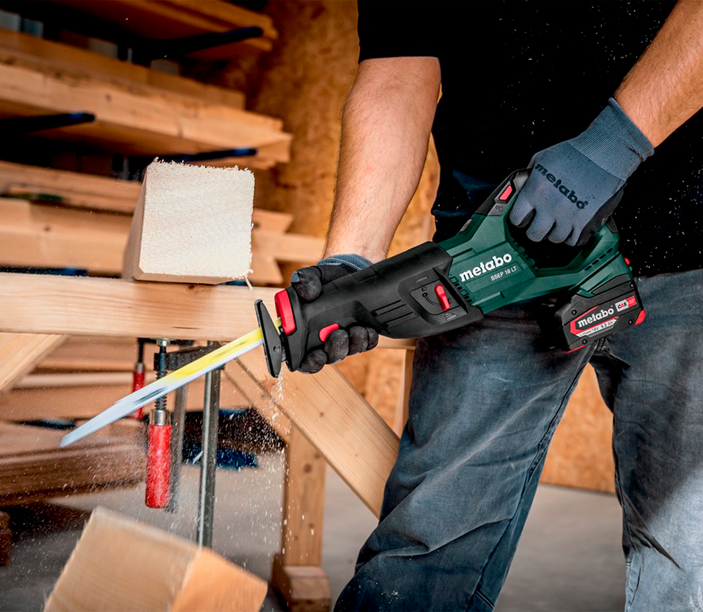 Fierăstrău sabie cu acumulator (fără bat) METABO SSEP 18 LT 18V photo 2