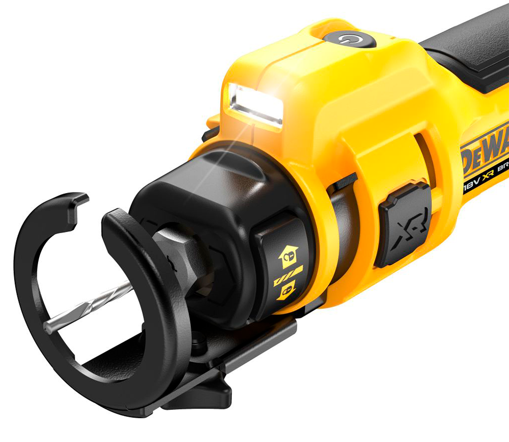 Mașină de frezat cu acumulator  pentru regips (fără bat) DEWALT DCE555N-XJ 6.4mm 18V photo 2