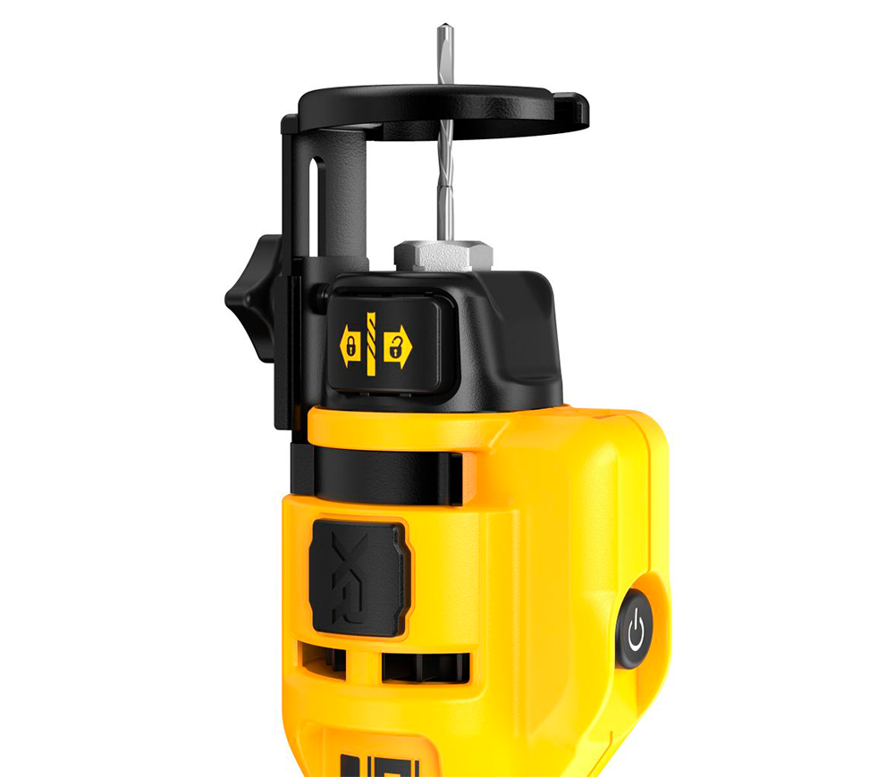 Mașină de frezat cu acumulator  pentru regips (fără bat) DEWALT DCE555N-XJ 6.4mm 18V photo 4