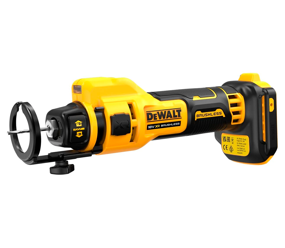Mașină de frezat cu acumulator  pentru regips (fără bat) DEWALT DCE555N-XJ 6.4mm 18V photo