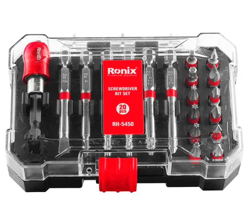 Set 20 biți RONIX RH-5450 SL/PH/PZ/Hex/Torx 25/65mm photo 0