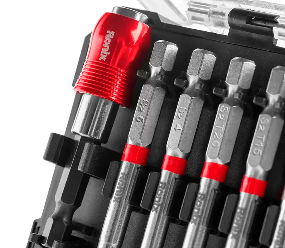 Set 20 biți RONIX RH-5450 SL/PH/PZ/Hex/Torx 25/65mm photo 5