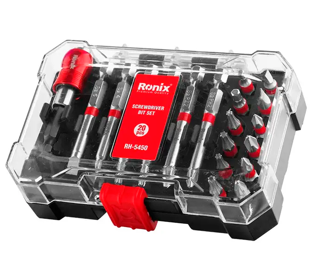Set 20 biți RONIX RH-5450 SL/PH/PZ/Hex/Torx 25/65mm photo