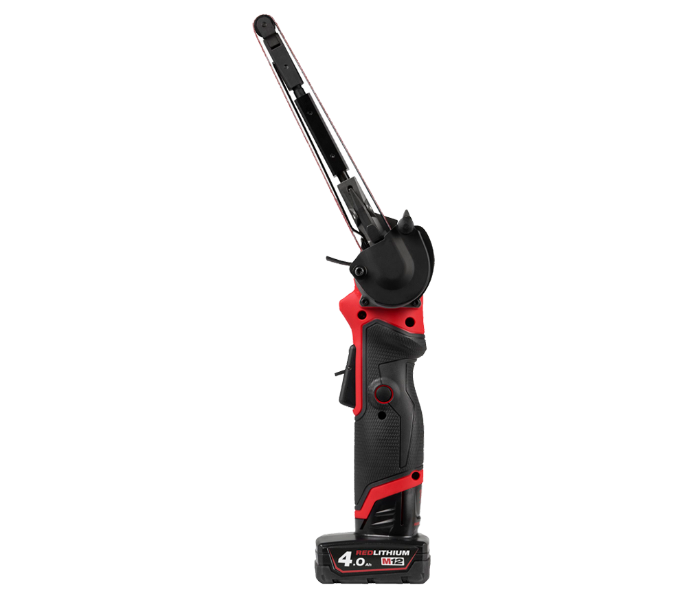 Mașină de șlefuit cu bandă fără fir MILWAUKEE M12 FBFL13-402B 457x13mm 12V 4Ah photo 0