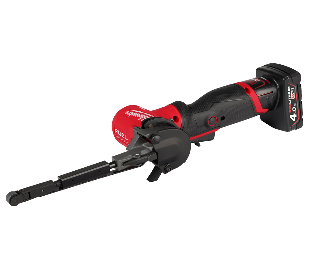 Mașină de șlefuit cu bandă fără fir MILWAUKEE M12 FBFL13-402B 457x13mm 12V 4Ah photo