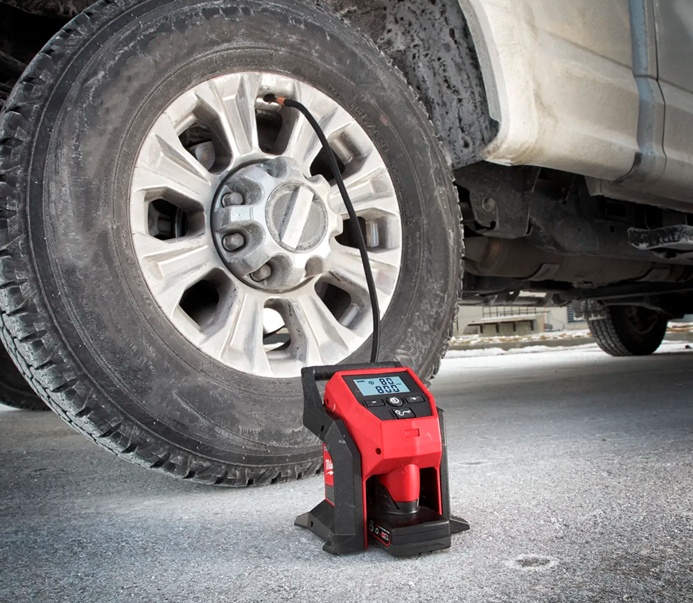 Compresor auto fără fir (fără bat) MILWAUKEE M12 BI-0 8.3bar 17.8l/min photo 2