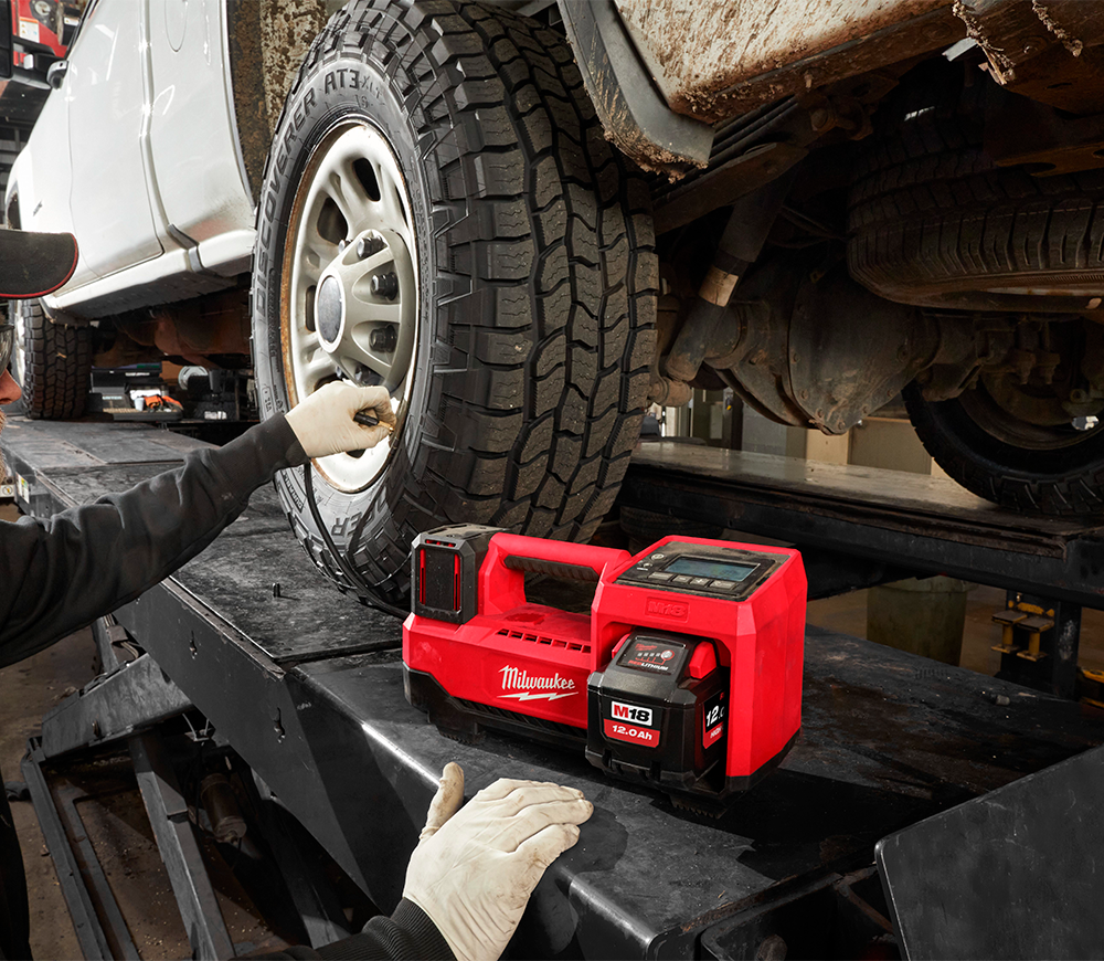 Compresor auto cu acumulator (fără bat) MILWAUKEE M18BI-0 18V 10.3bar 40l/min photo 5