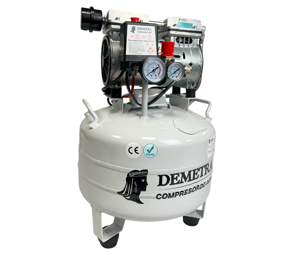 Compresor fără ulei Demetra DV5050 250l/min 30L photo 0
