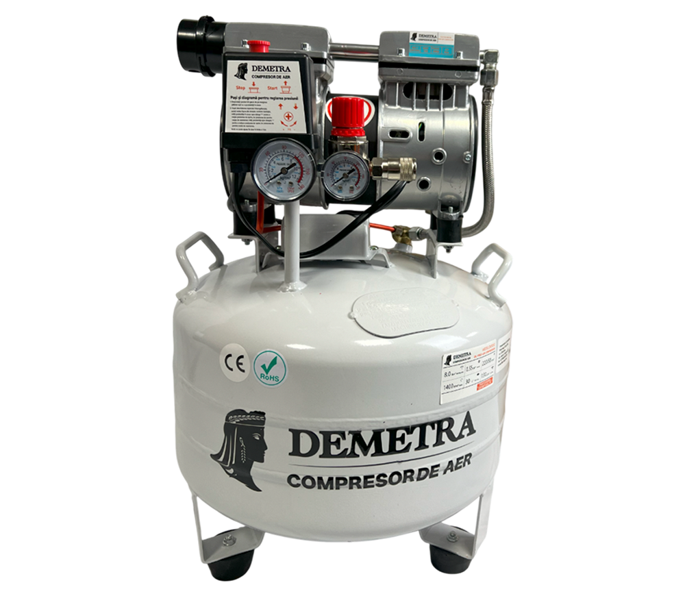 Compresor fără ulei Demetra DV5050 250l/min 30L photo