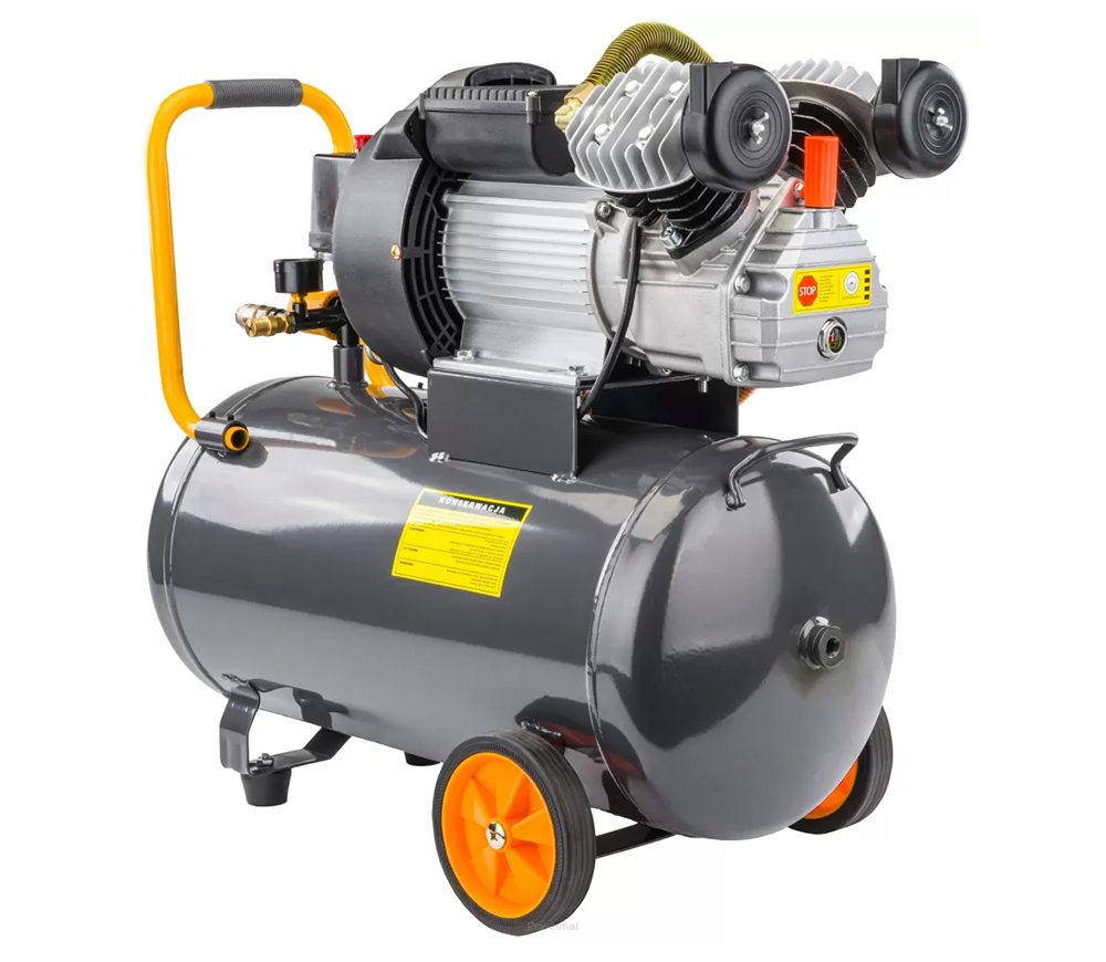 Compresor POWERMAT PM-KO-50T-V2 392l/min 50L photo 4