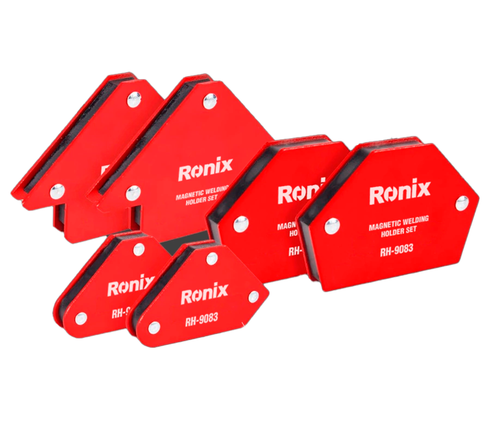 Set 6 coltari magnetice pentru sudura RONIX RH-9083 30°/45°/60°/75°/90°/135°/180° 4/8/12kg photo