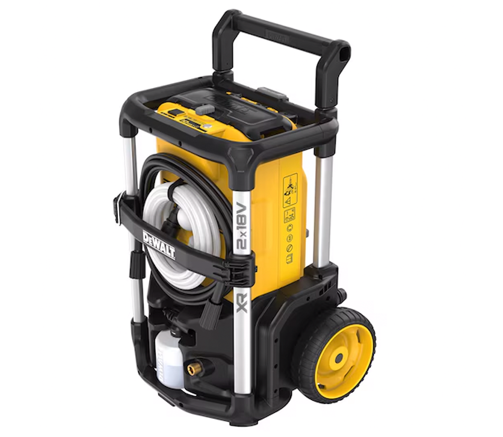 Мойка высокого давления аккумуляторная (без АКБ) DEWALT DCMPW1600N 110бар 273л/ч 2x18В photo 1