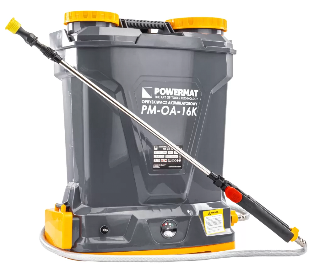Pulverizator cu acumulator POWERMAT PM-OA-16K 4.5bar 16L 12V 8Ah photo