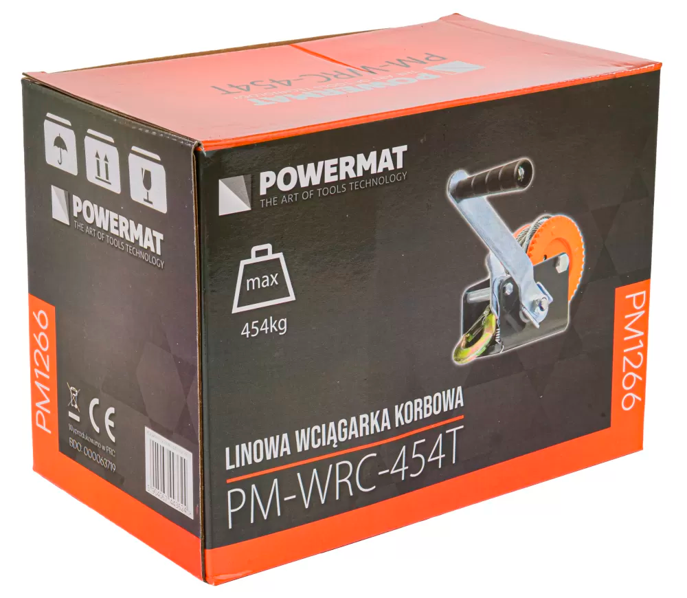 Troliu manual POWERMAT PM-WRC-454T 454kg 5m photo 6