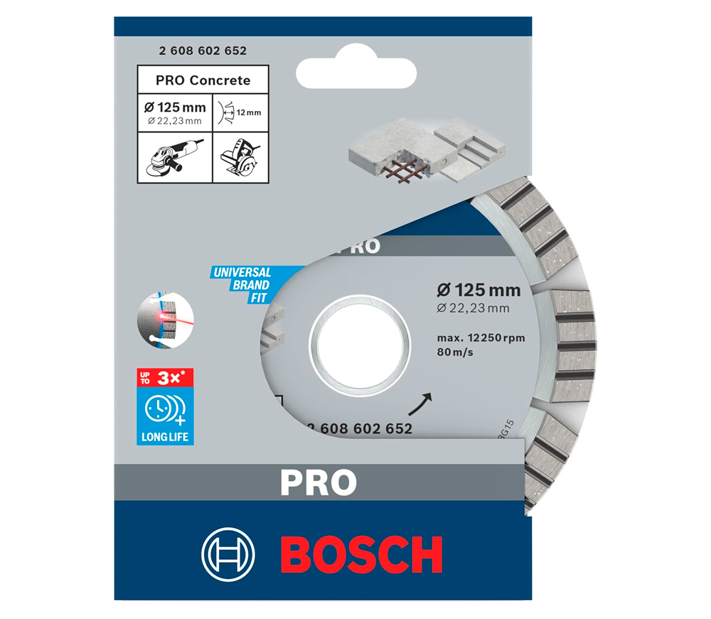 Disc de tăiat cu diamant BOSCH Best for Concrete 2608615065 125mm Segmentat Beton photo 0