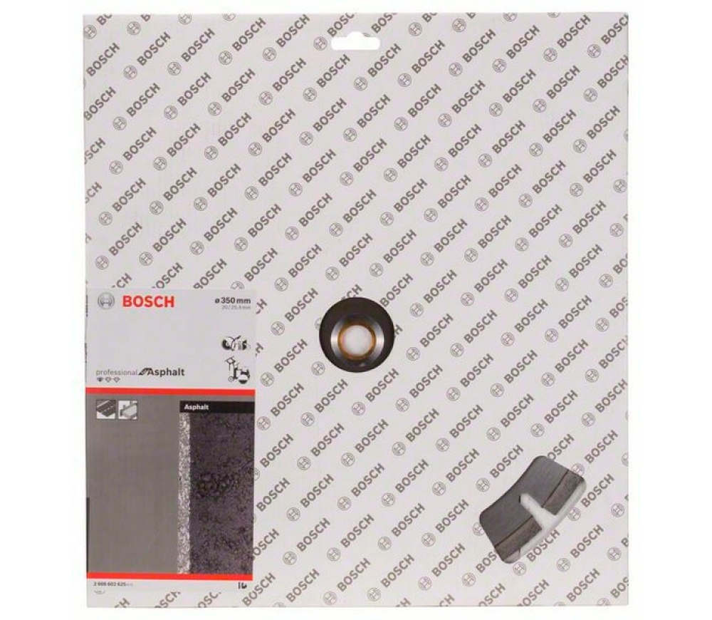 Disc de tăiat cu diamant BOSCH 2608602625 350mm Segmentat Asfalt photo 0