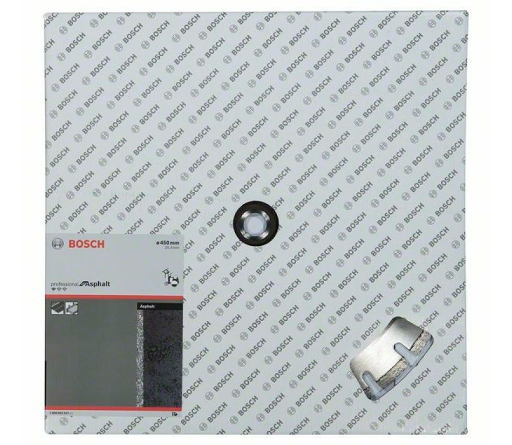 Disc de tăiat cu diamant BOSCH Asphalt 2608602627 450mm Segmentat Asfalt photo 0