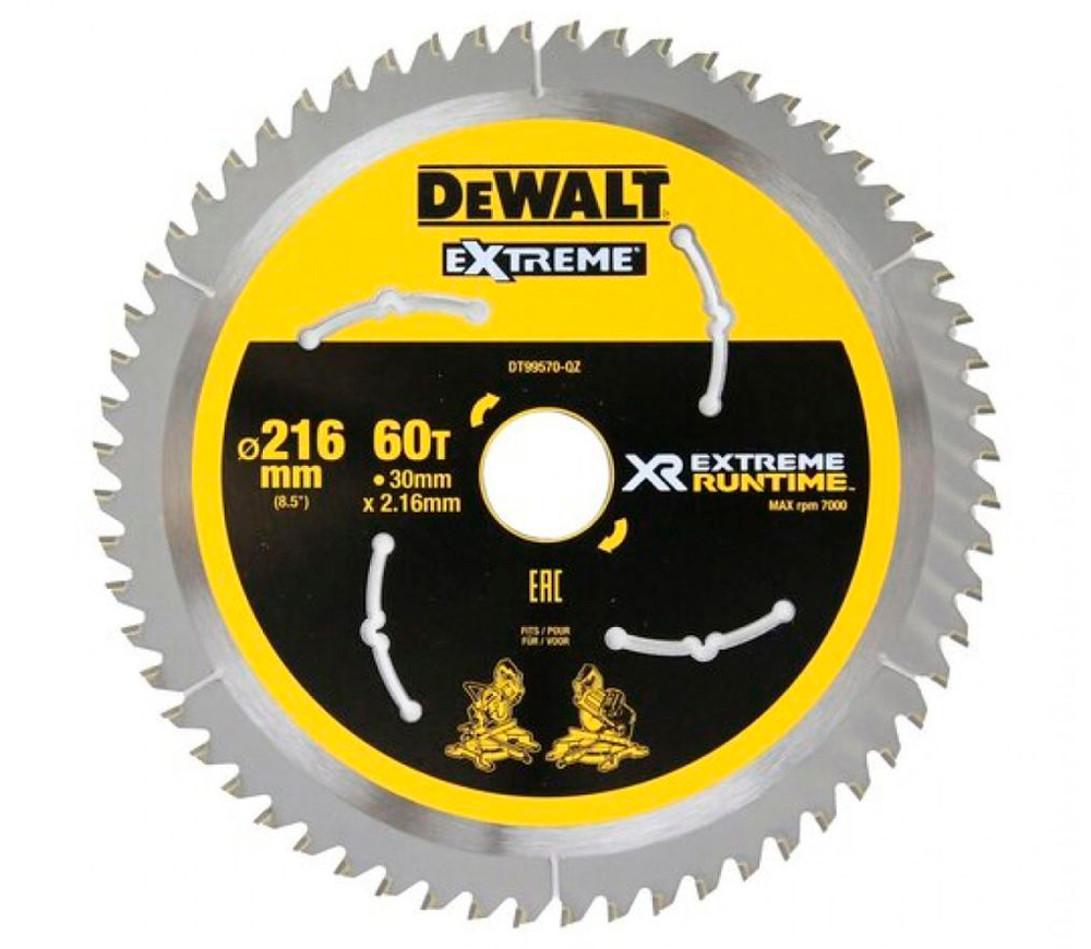 Disc pentru fierastrau electric DEWALT DT99570 216mm 1.6mm photo
