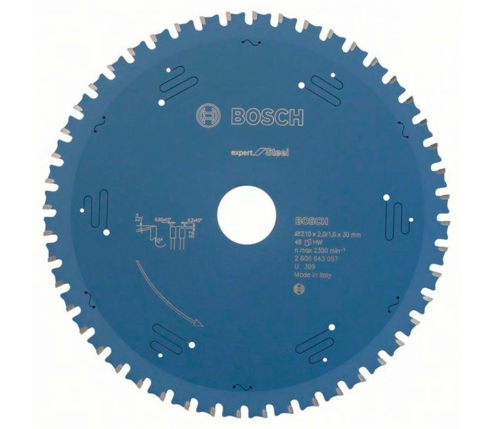 Disc pentru fierastrau electric BOSCH EX SL H 2608643057 210mm 1.6mm photo