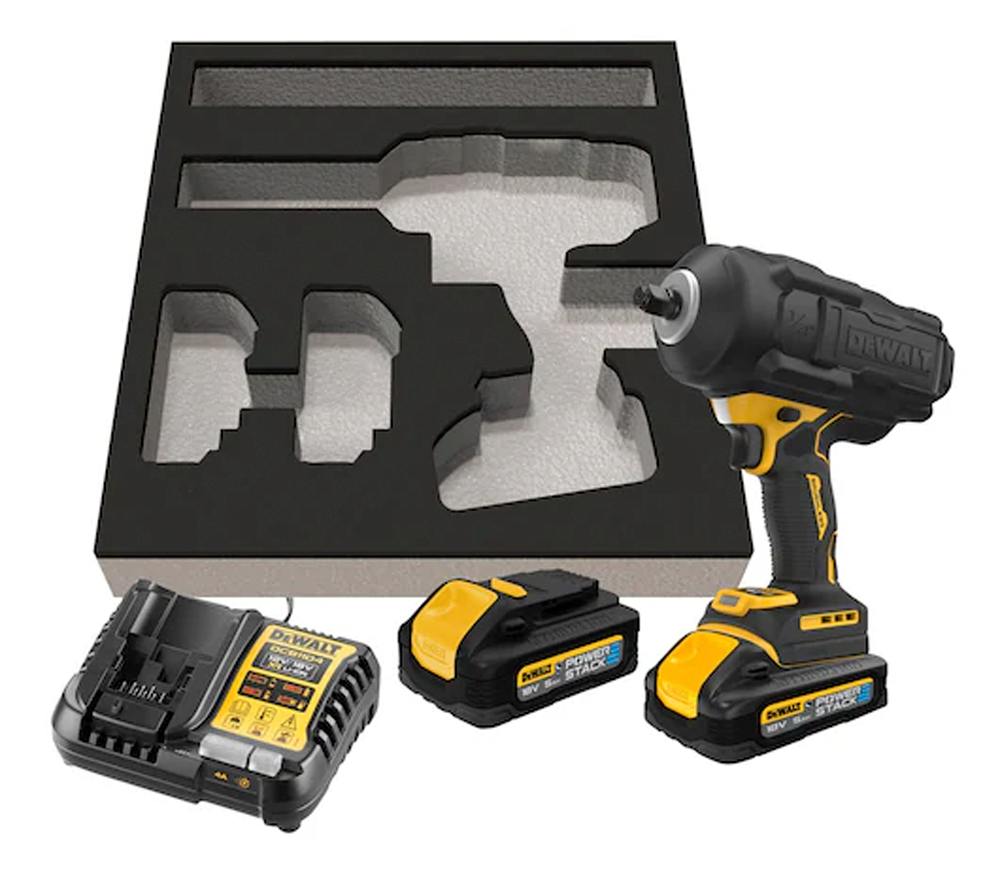 Mașină de înșurubat cu impact cu acumulator DEWALT DCF961H2G-QW 18V 5Ah 2372Nm photo 5