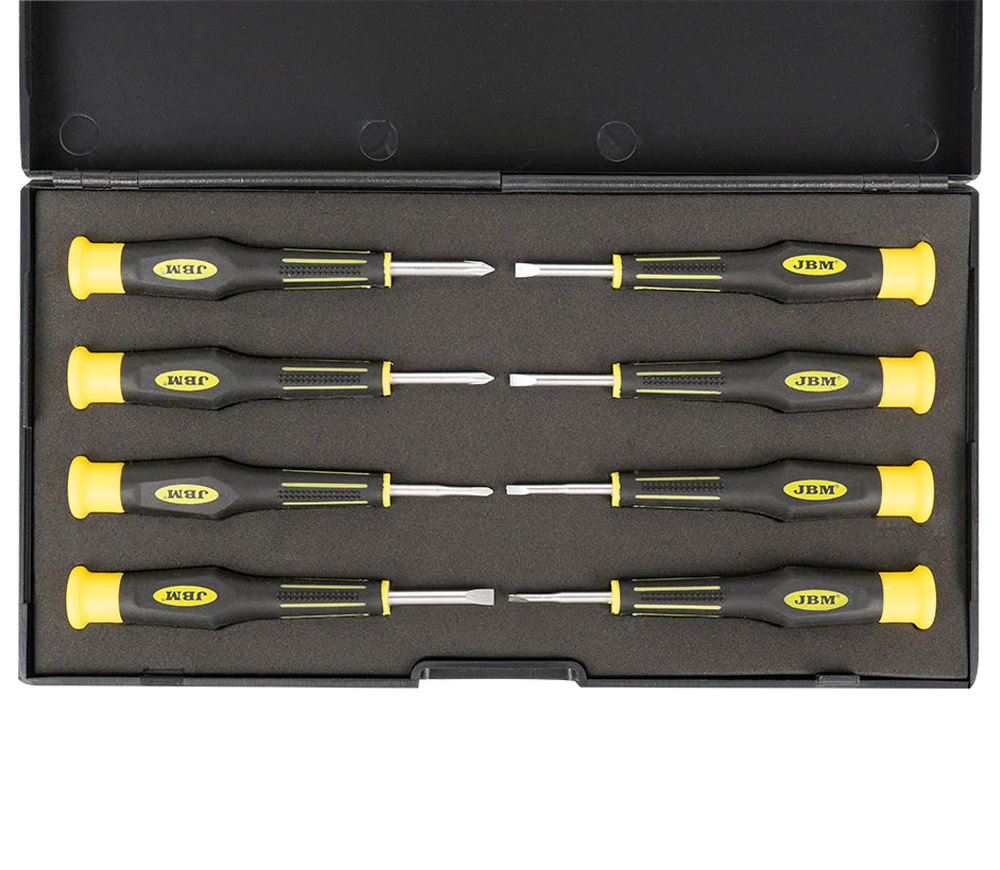 Set de șurubelnițe de precizie 8buc JBM-52500 photo 0