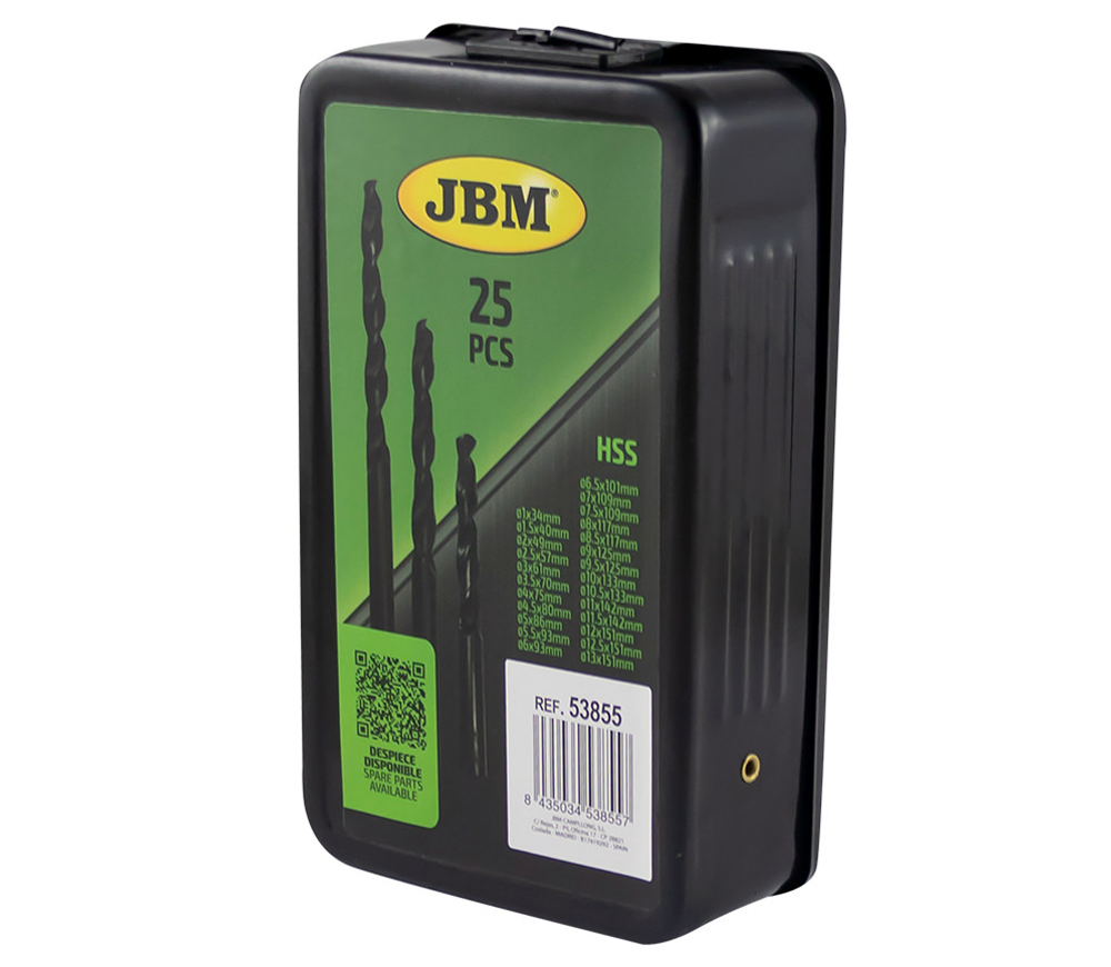 Set burghiuri pe metal JBM-53855 1-13mm HSS-G photo 2