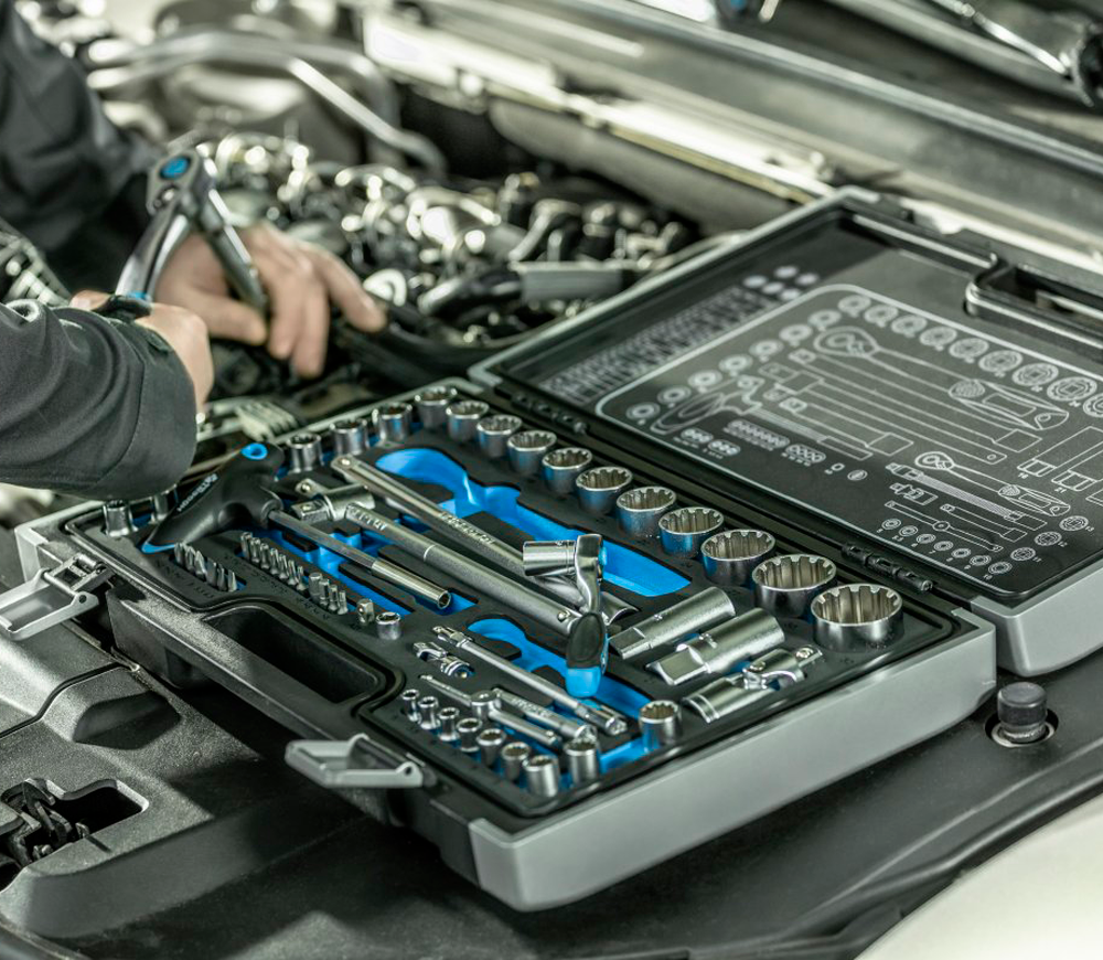 Набор 60шт головки торцевые HOEGERT HT1R470 5-32 мм photo 0