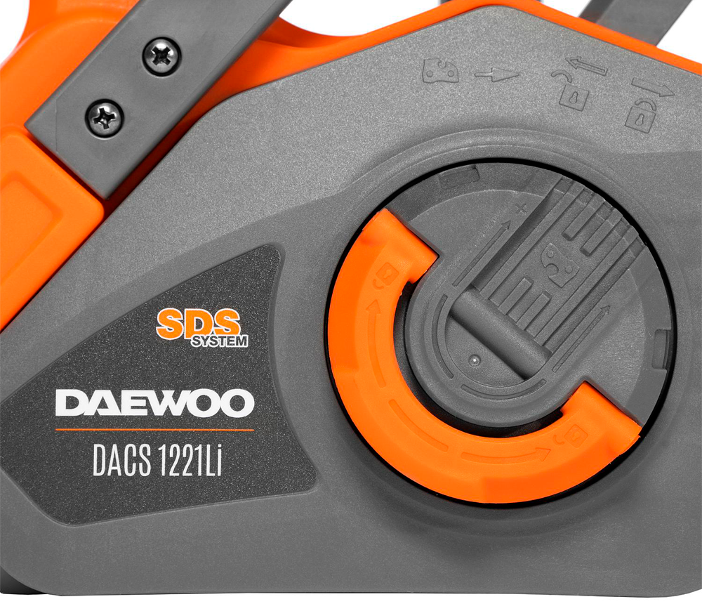 Fierăstrău cu lanț cu acumulator DAEWOO DACS 1221Li SET 300mm 21V 5Ah photo 6