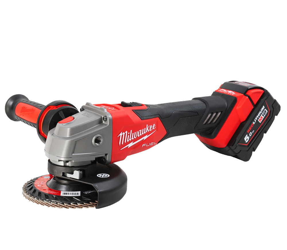 Polizor unghiular cu acumulator MILWAUKEE M18 FSAG125XBMC-502X 125mm 18V 5Ah photo 0