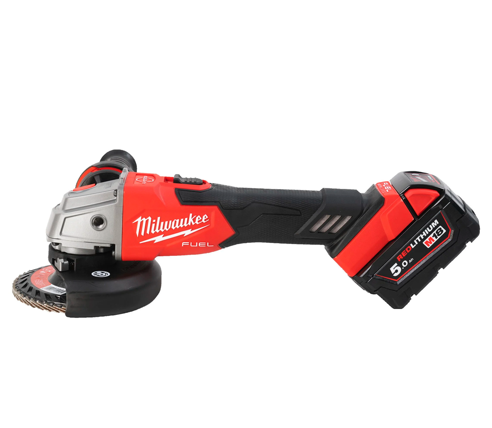 Polizor unghiular cu acumulator MILWAUKEE M18 FSAG125XBMC-502X 125mm 18V 5Ah photo 1