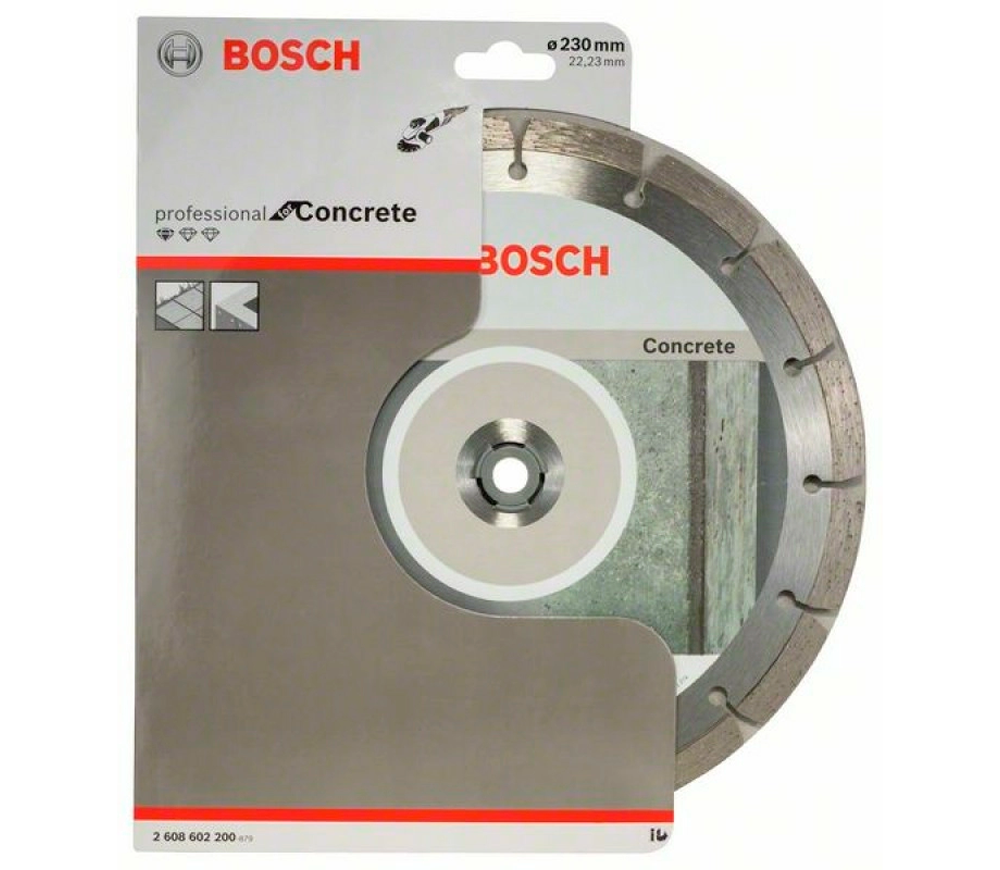 Disc de tăiat cu diamant BOSCH Standard for Concrete 230mm Segmentat Beton photo 0