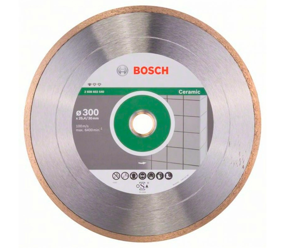 Disc de tăiat cu diamant BOSCH Professional for Ceramic 300mm Solid Ceramică photo