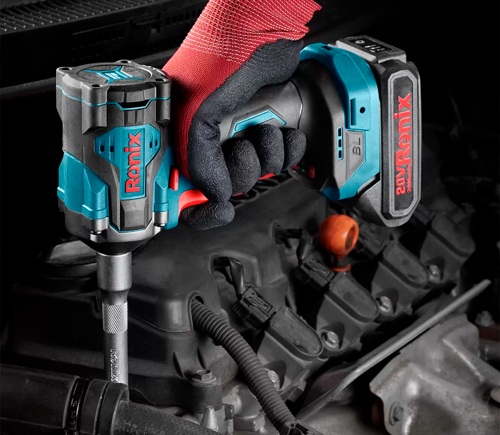 Masina de insurubat cu impact RONIX 8654 20V 2Ah 350Nm photo 10