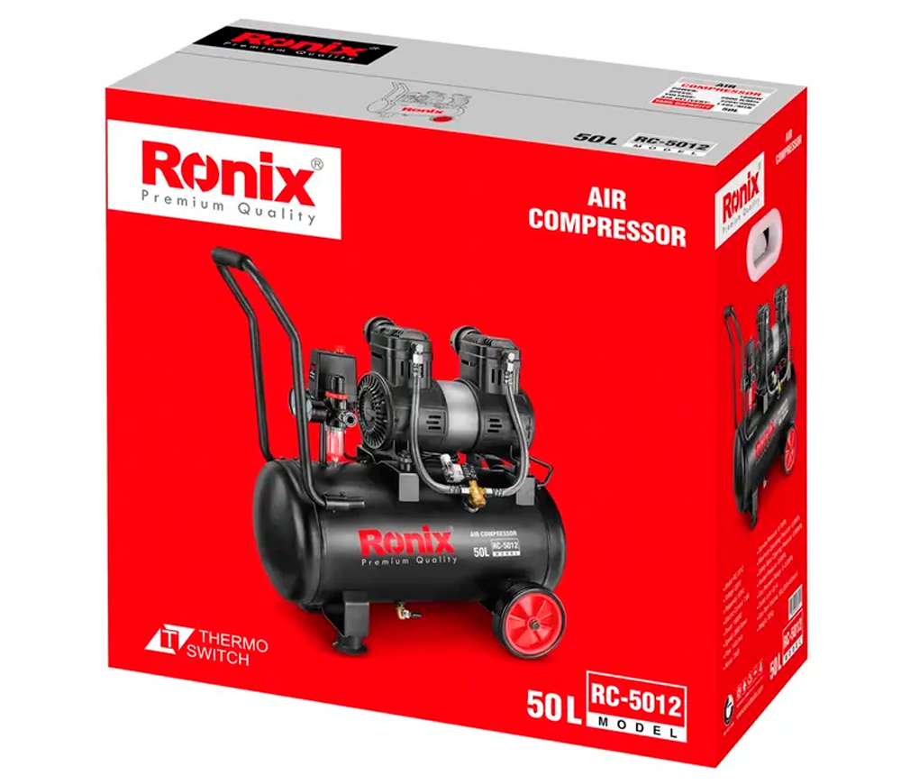 Compresor RONIX RC-5012 140l/min 50L photo 8