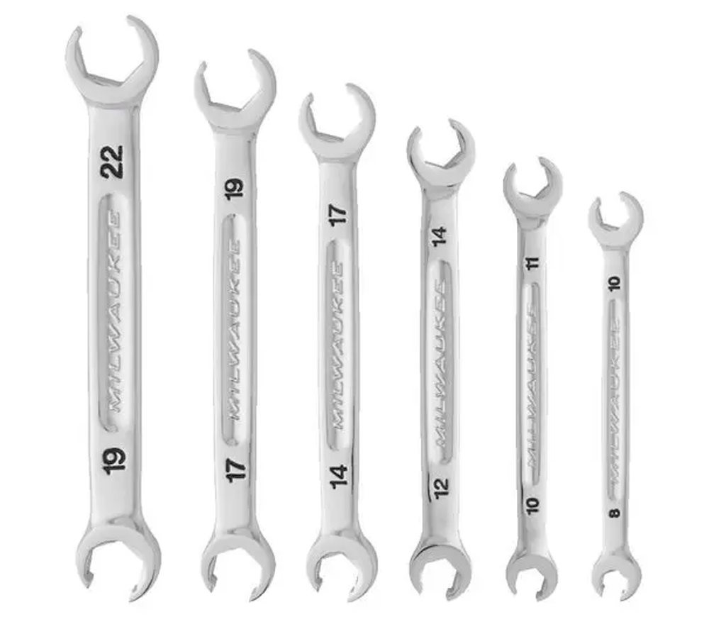 Set cheie semideschise MILWAUKEE Flare Nut Spanner 8-22mm photo 0