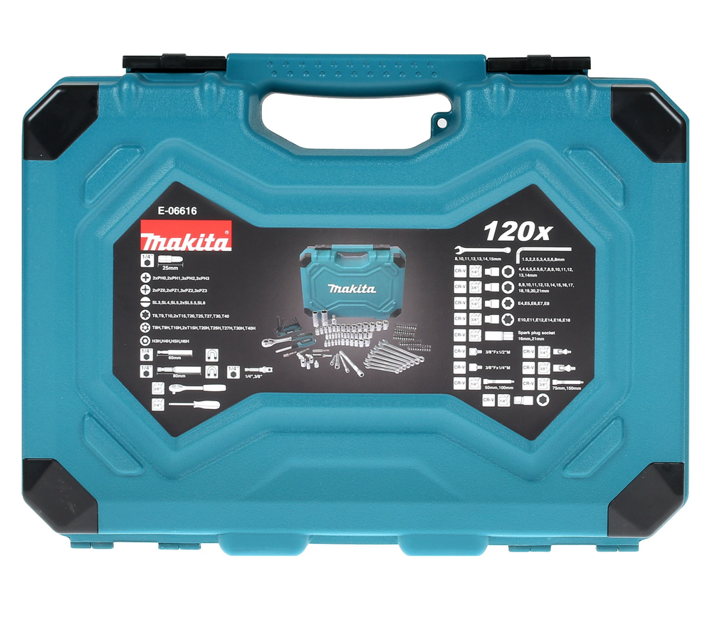 Set scule manuale MAKITA E-06616 120unit. photo 2