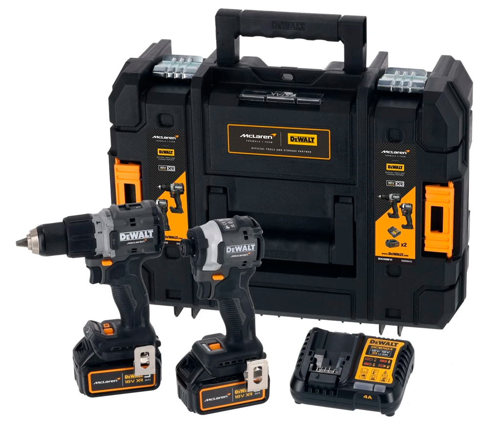Set de unelte cu acumulator DEWALT McLaren F1 Team DCK200MM2T-QW photo