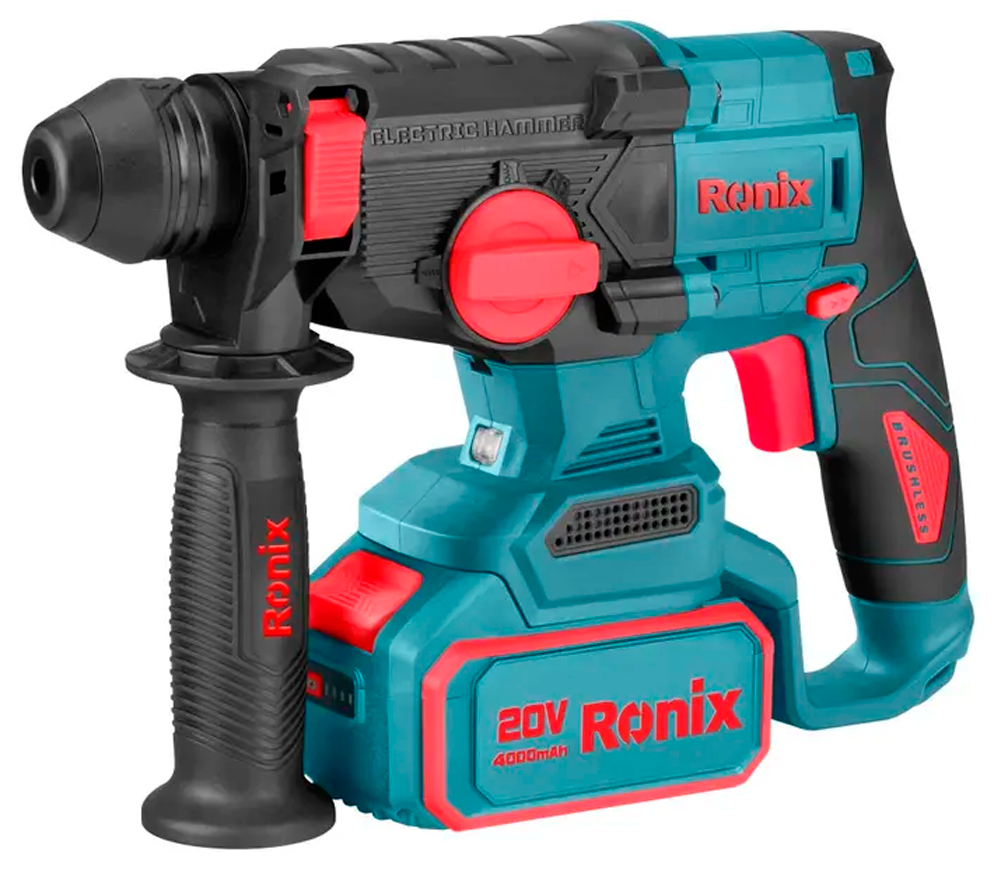 Перфоратор аккумуляторный RONIX 8678 2.5Дж 20В 4Ач photo