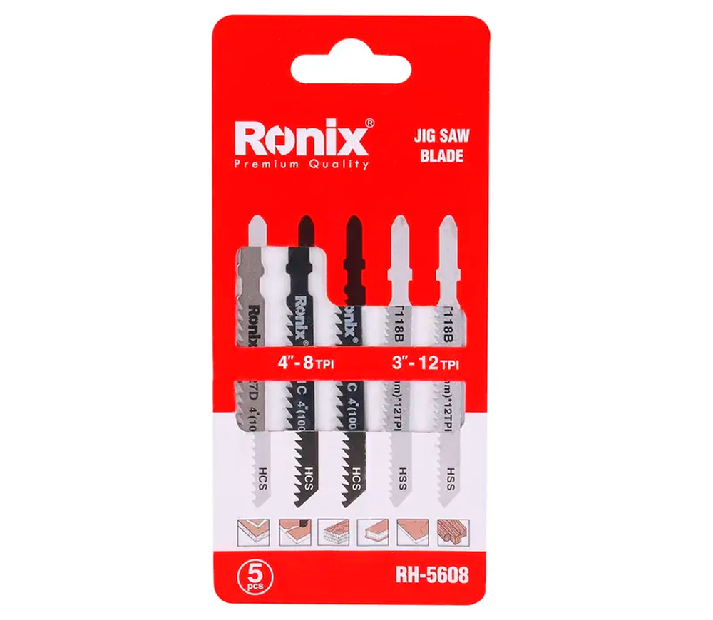 Set de p&acirc;nze RONIX RH-5608 76-100mm Lemn/Plastic/Metal photo
